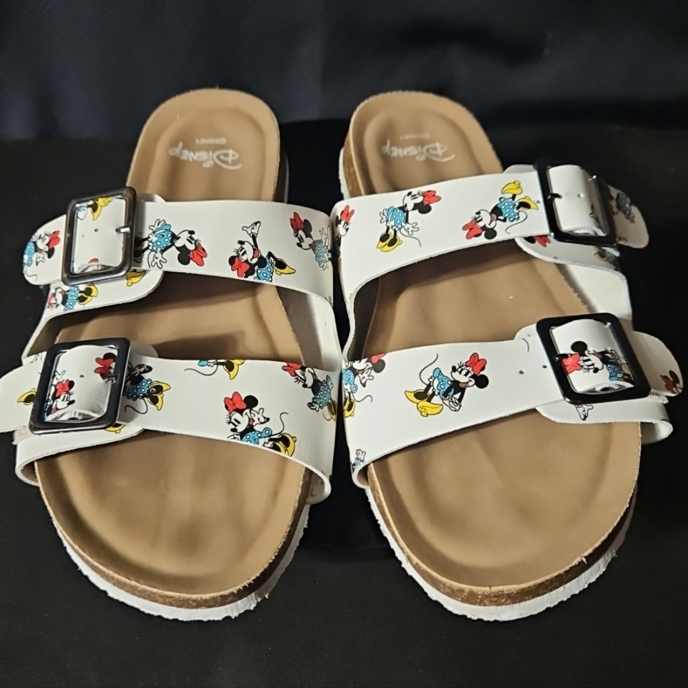 Disney Minnie Mouse Double Banded Sandals -‎ Size 11 - Picture 2 of 7